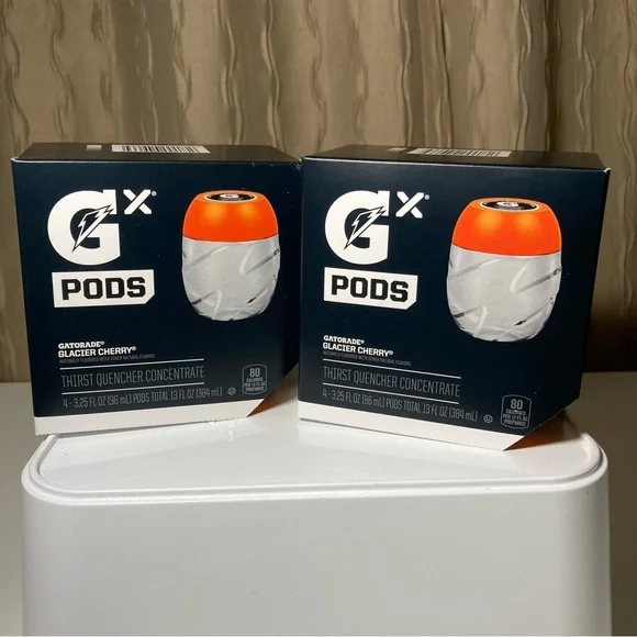 Gatorade | Kitchen | Two Sets Gatorade Gx Pods Glacier Cherry 4pack Each  Total Of 8 Gx Pods | Poshmark